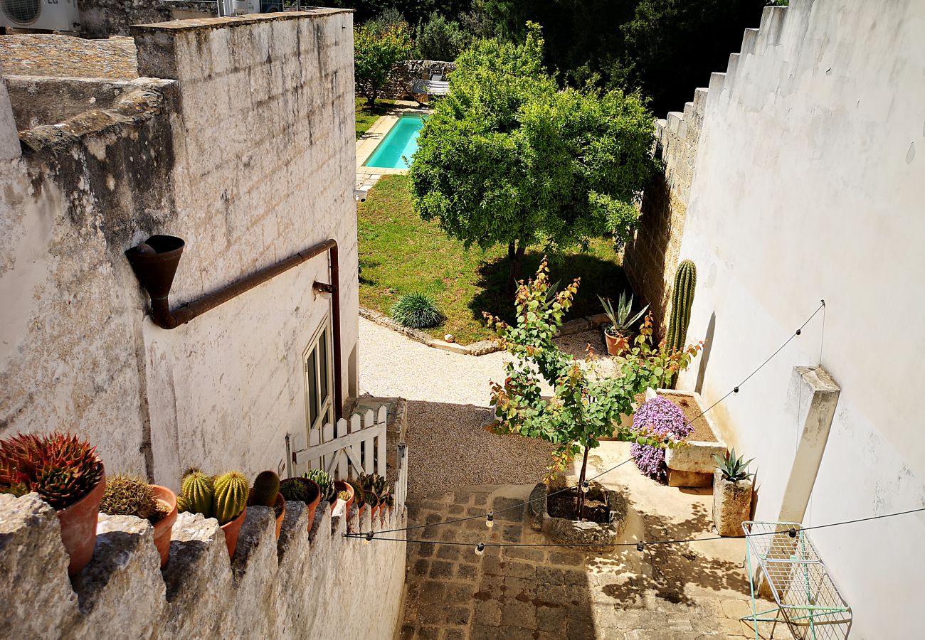 Villa in Castrignano del Capo - 4 km vom Meer: Design-Altstadthaus mit Pool