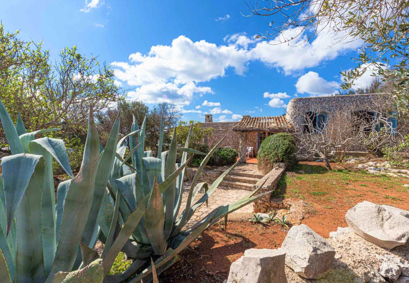 Ferienhaus in Gagliano del Capo - Villa mit beheiztem Außenpool und 180°-Meerblick