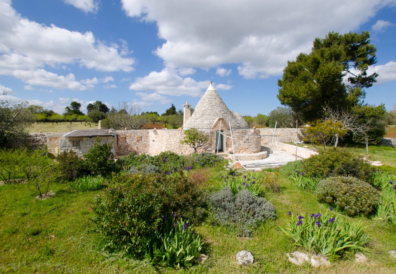 Villa à Cisternino - Grande propriété de trulli avec piscine naturelle