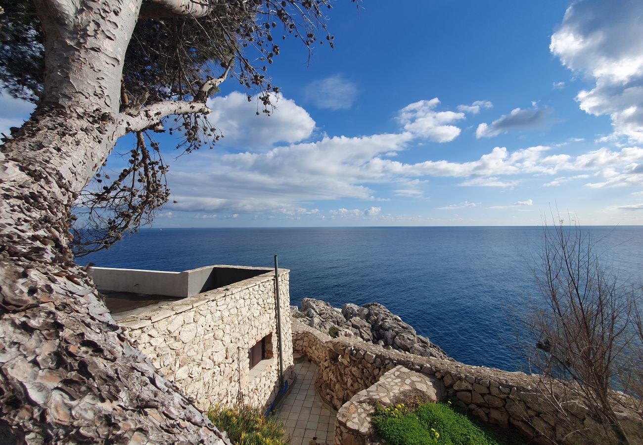 Trullo à Gagliano del Capo - Maison romantique en pierre avec jacuzzi&accès mer