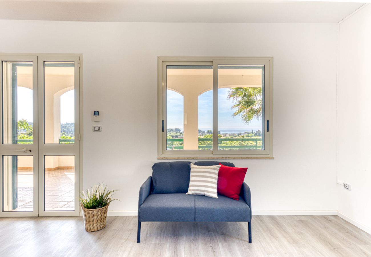 Villa à Pescoluse - Maison de campagne au calme avec vue mer et jardin