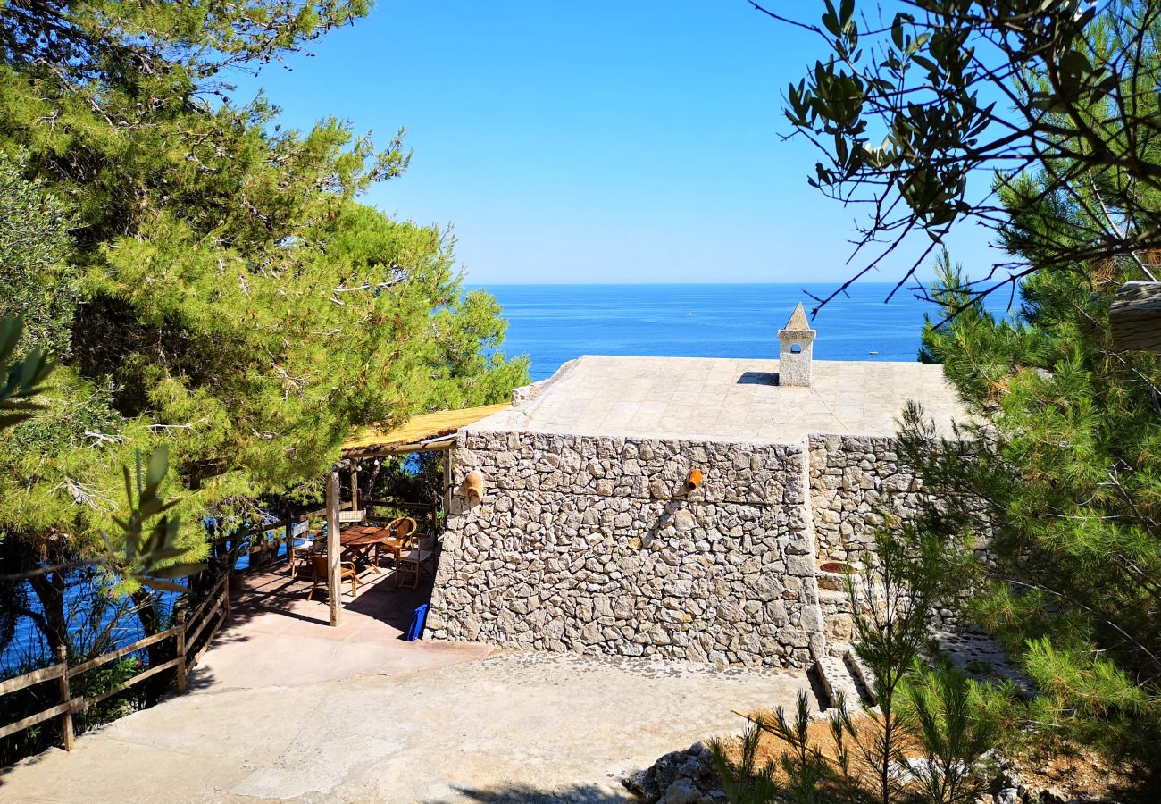 Trullo à Castro - Trullo en pierre avec accès mer privé (maison F)