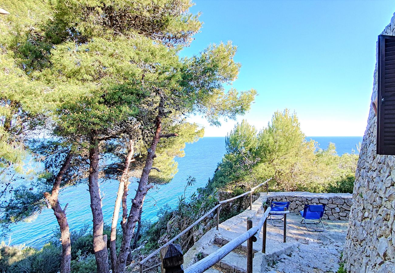 Trullo à Castro - Trullo en pierre avec accès mer privé (maison F)