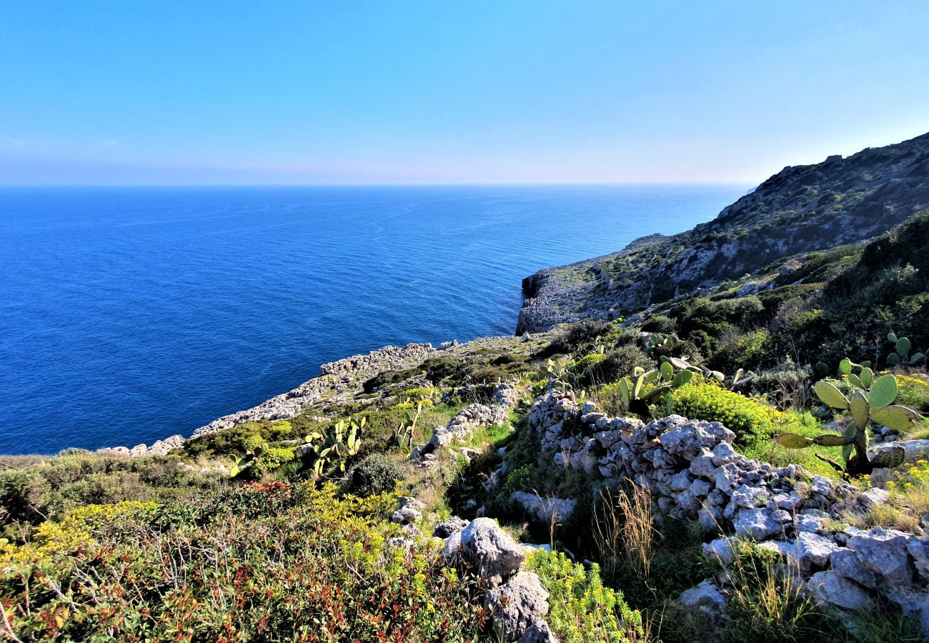 Villa a Leuca - Vista mozzafiato: ampia casa sulla scogliera