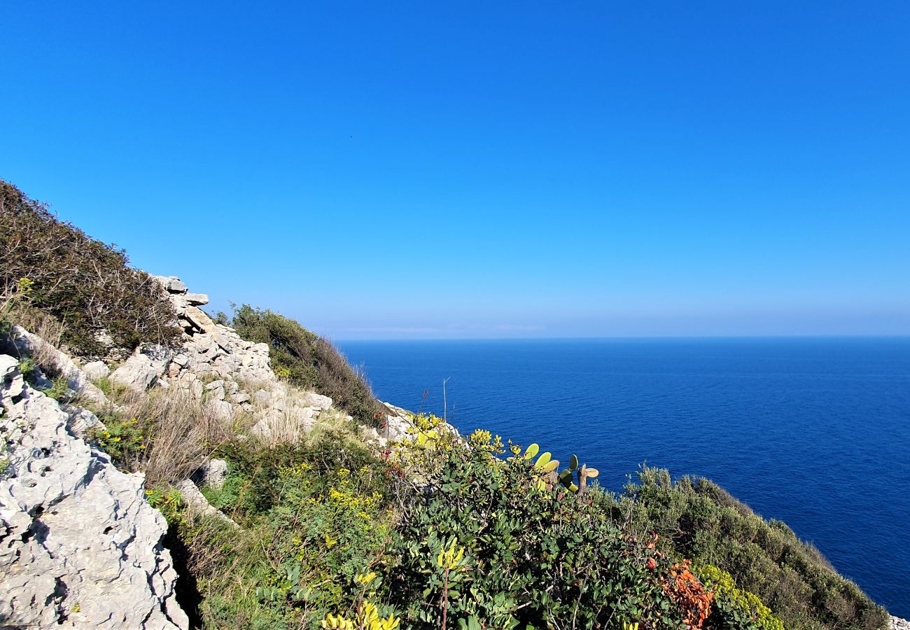 Villa a Leuca - Vista mozzafiato: ampia casa sulla scogliera